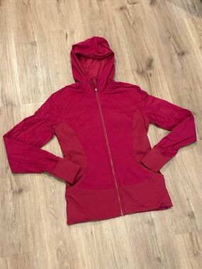 Lululemon Dance Studio Reversible Jacket Size 12, Bright Berry